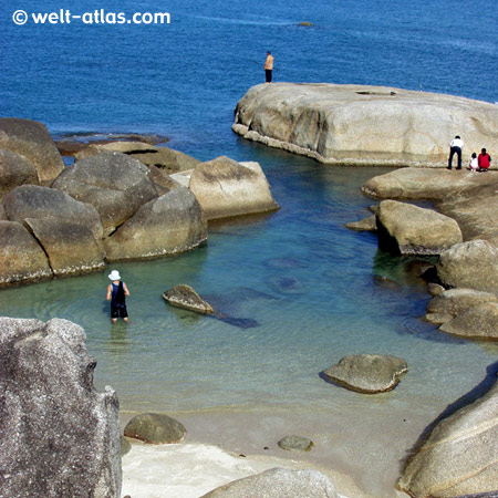 Strand bei Hin Ta - Hin Yai, Thailand, Koh Samui