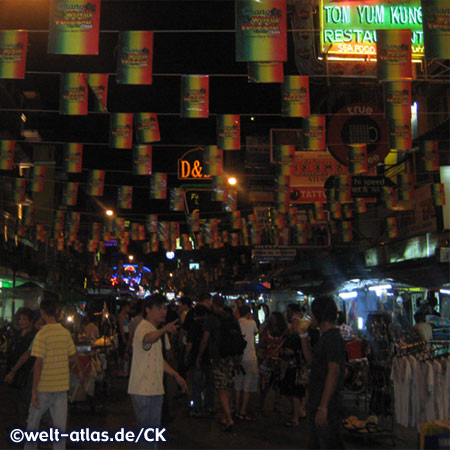 Nachtmarkt in Bangkok