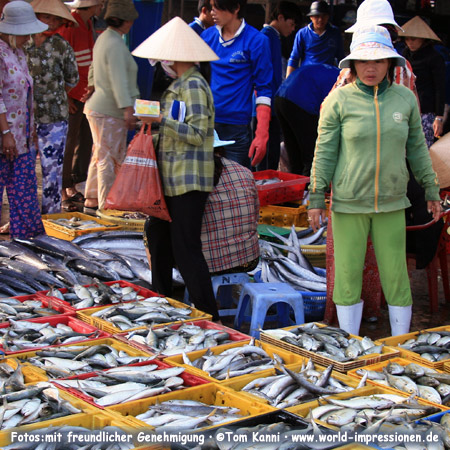 Fish market at Phan Thiet 