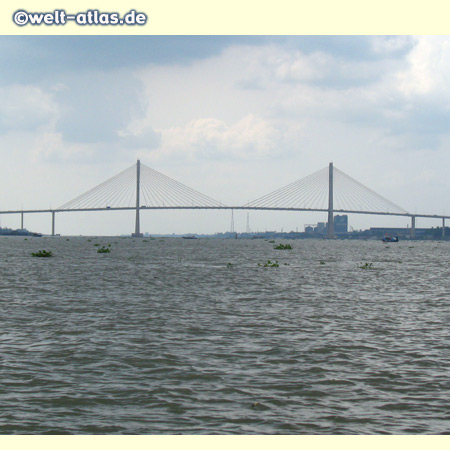 Rach Mieu Bridge over the Mekong river near My Tho