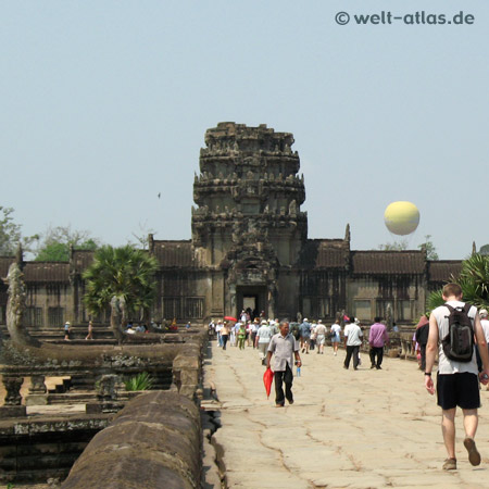 Tempel von Angkor, größte und bekannteste Tempelanlage Kambodschas, Khmer, größterTempelkomplex der Welt