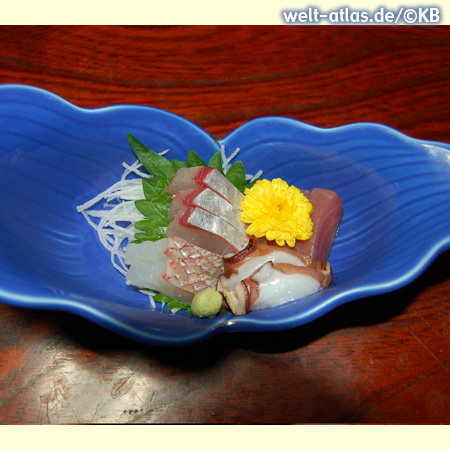 Feine, kleine Sashimi-Platte
