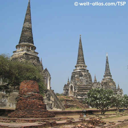 Ayutthaya, Wat Phra Si Sanphet, Thailand, Provinz Ayutthaya