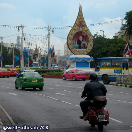 Strassenszene in Bangkok