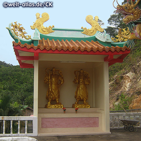 Chinesischer Tempel auf Koh Phangan, Thailand, Provinz Surat Thani