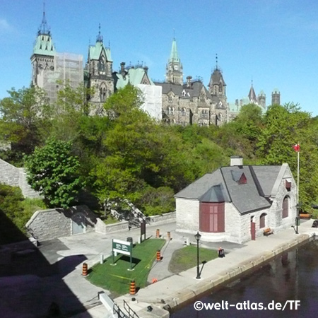 Parliament buildings, Rideau CanalOttawa