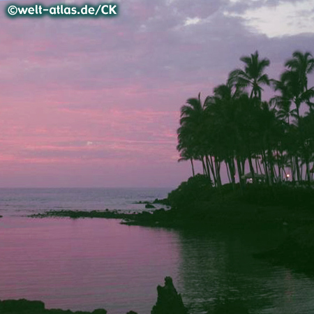 Sunset at Waikoloa Beach, Hawaii, Big Island