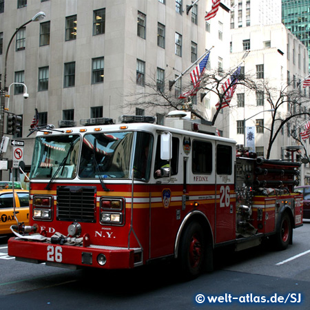 Truck der New Yorker Feuerwehr