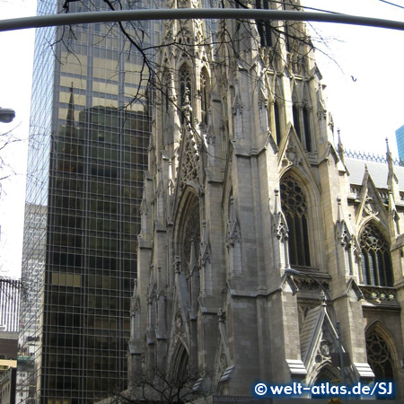 St. Patrick’s Cathedral near Rockefeller Center, Manhattan