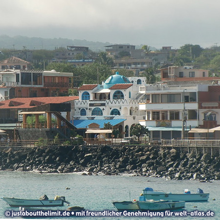 Port of Puerto Baquerizo Moreno on San Cristobal Island
