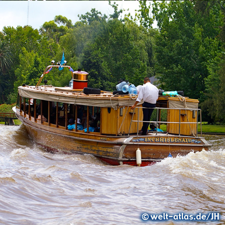 Tigre boat, Río Paraná, Argentina