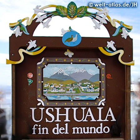 Ushuaia, südlichste Stadt Argentiniens am Beagle-Kanal