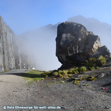 Andean pass Paso de la Cumbre or Uspallata Pass