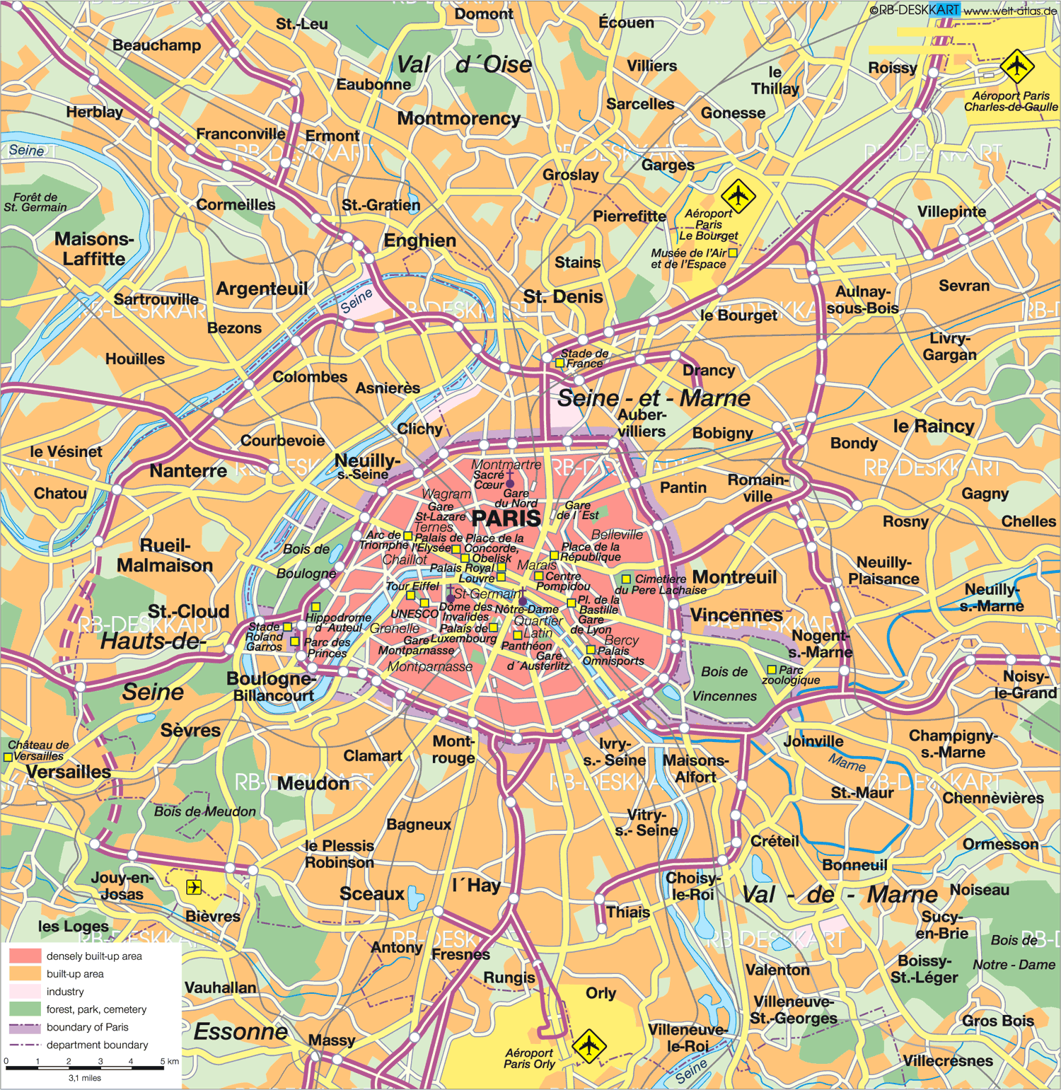 paris france map