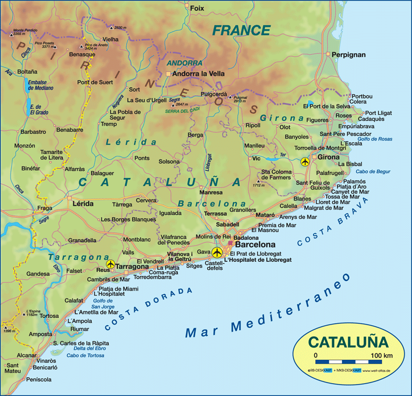 Map of  (Region in Spain)