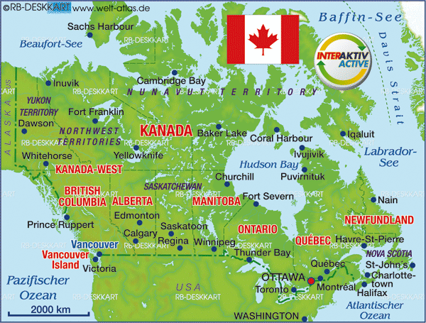 Map of Canada (Country)