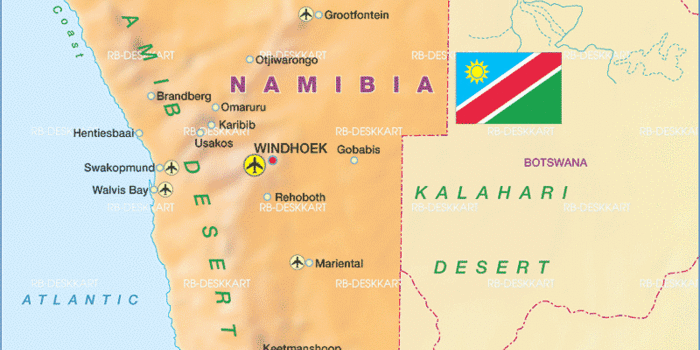 namib wüste karte afrika Karte Von Namibia Land Staat Welt Atlas De namib wüste karte afrika
