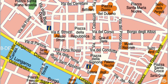 Karte von Florenz (Stadt in Italien) | Welt-Atlas.de