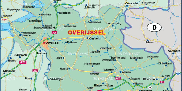 overijssel karte Karte Von Overijssel Bundesland Provinz In Niederlande Welt Atlas De overijssel karte