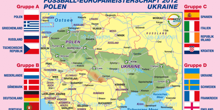 grenze polen ukraine karte Karte Von Euro 2012 Region In Polen Ukraine Welt Atlas De grenze polen ukraine karte