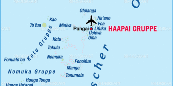 Map of Tonga (Country) | Welt-Atlas.de