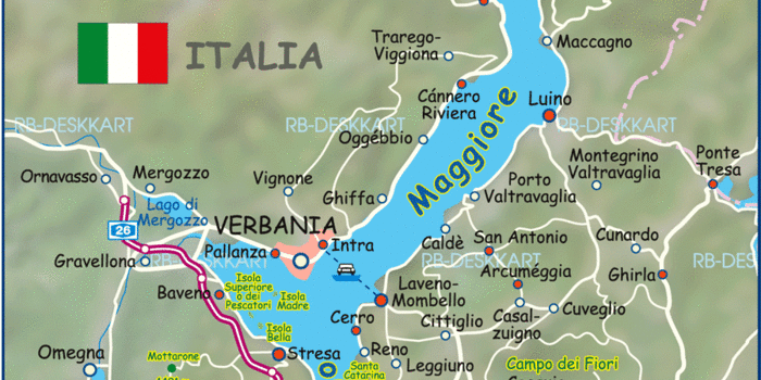 lago maggiore tourist map